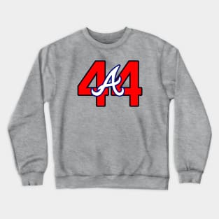 Hank Aaron Logo 44 Crewneck Sweatshirt